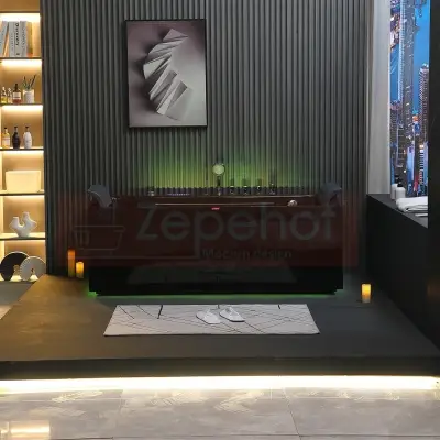 Czarna wanna z hydromasażem EBS-185 prostokątna 170cmx85cmx58cm DYSZE OBROTOWE, MASAŻ KARKU, WODOSPADY, PILOT