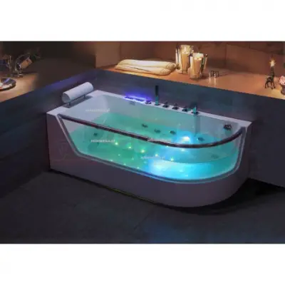 Wanna z hydromasażem CLF-3132 prostokątna 150cmx75cmx59cm prawa